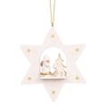 thumbnail image 1 of Alexander Taron 4" Christian Ulbricht Star Christmas Ornament with Santa, 1 of 1