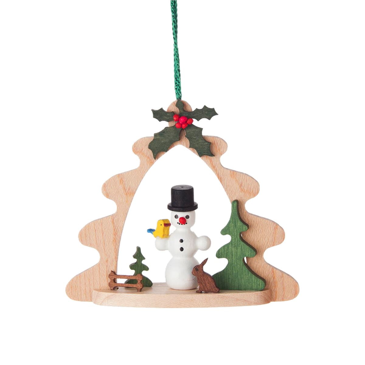 Alexander Taron Christmas Dregeno Archway with Snowman Christmas Hanging Ornament