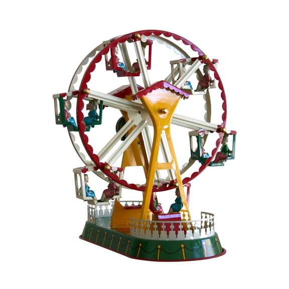 Collectible Ferris Wheel Adult Wind Up Tin Toy - 8.75"