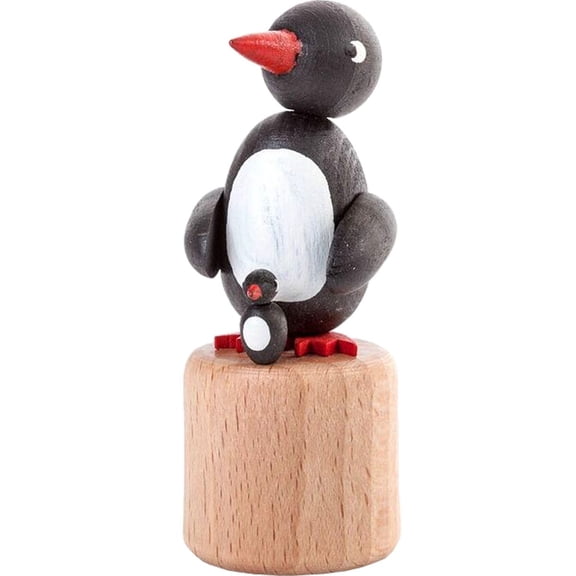 Alexander Taron 2.75" Dregeno Penguin Wooden Push Toy