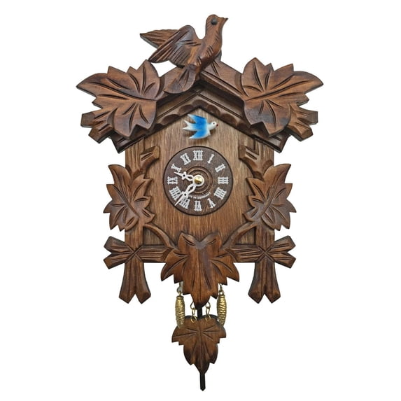 Alexander Taron 7.75" Engstler Battery-Operated Mini Size Cuckoo Wall Clock