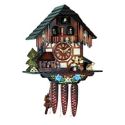 Alexander Taron Full Size Weight-Driven Cuckoo Wall Clock - 12.5