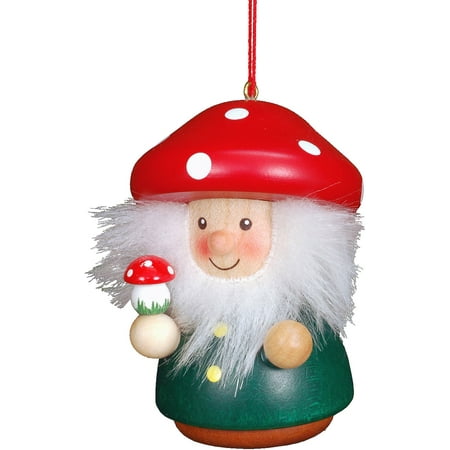 Christian Ulbricht Ornament - Mushroom Man - 3"H x 2"W x 2"D