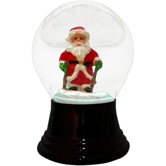 Alexander Taron PR1491 Perzy Snowglobe Medium Skiing Santa