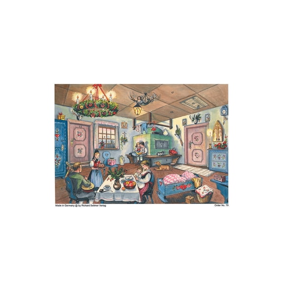 ADVENT-FAMILY SCENE EACH