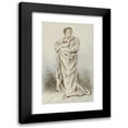 thumbnail image 1 of Alexander Ver Huell 16x24 Black Modern Framed Museum Art Print Titled - Man Who Puts a Sheet Around Him (C. 1854 - C. 1887), 1 of 5