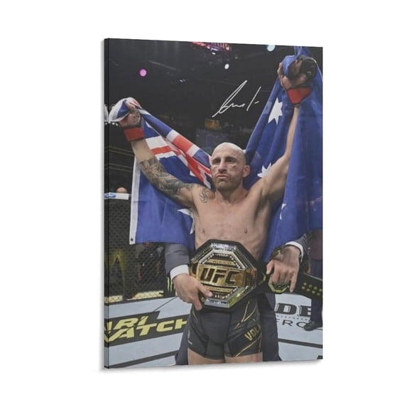 Alexander Volkanovski Canvas Poster Artworks Gifts Canvas Painting Poster Wall Art Decorative Picture Prints Modern Decor 08x12inch(20x30cm)