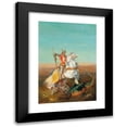 thumbnail image 1 of Alexander Von Bensa 18x24 Black Modern Framed Museum Art Print Titled - St George and the Dragon, 1 of 5
