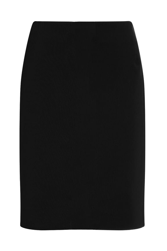 Black Metropolis Zipper Pencil Skirt 2
