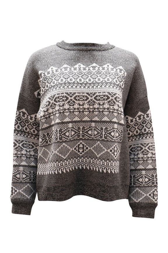 Pre-Owned Alexander Wang Fair Isle Sweater in Grey Wool