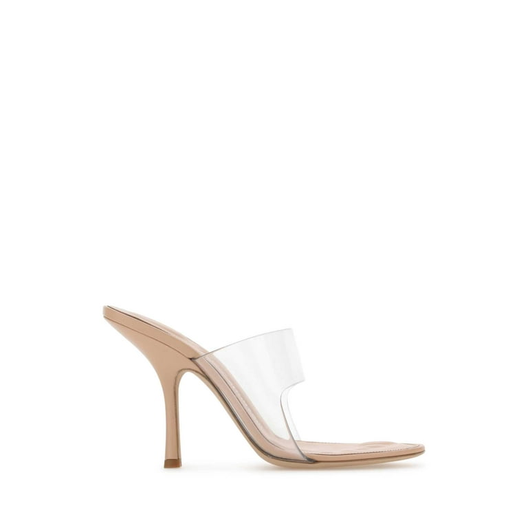 Alexander Wang Woman Transparent Pvc Nudie 105 Mules Walmart