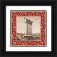 thumbnail image 1 of Alexander, Zachary 26x26 Black Ornate Wood Framed with Double Matting Museum Art Print Titled - Caravella I, 1 of 4
