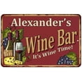 thumbnail image 1 of Alexander's Red Wine Bar Sign 16 x 24 Matte Finish Metal 116240054346, 1 of 1