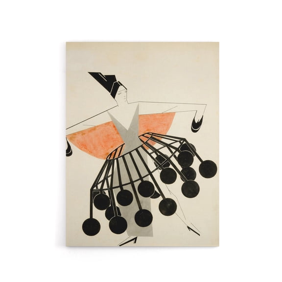 Alexandra Exter Sketch Woman's Fashion Canvas Wall Art Print 12X16"