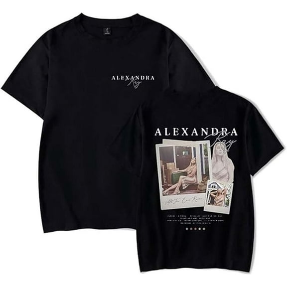 Alexandra Kay 2025 Tour Merch Fashion Casual T-Shirts Graphic Tees Crewneck T-Shirt Unisex