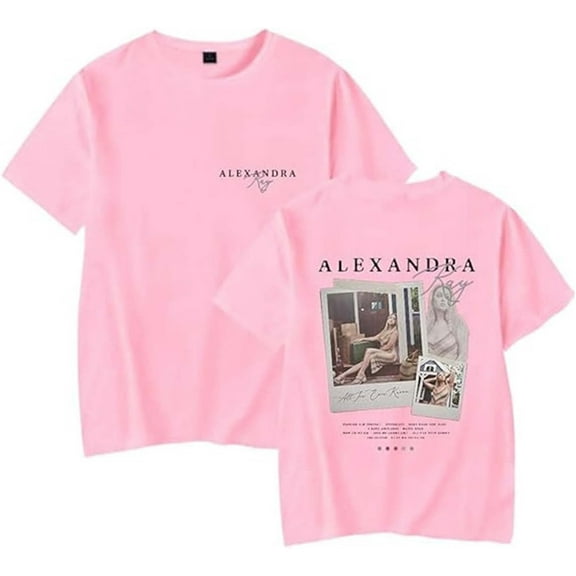 Alexandra Kay 2025 Tour Merch Fashion Casual T-Shirts Graphic Tees Crewneck T-Shirt Unisex