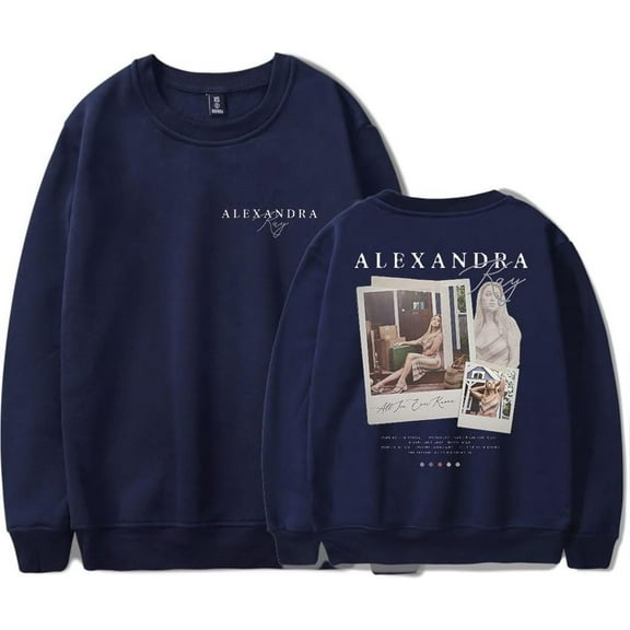 Alexandra Kay 2025 Tour Merch Long Sleeve Sweatshirt Men/Women Casual Streetwear Clothes