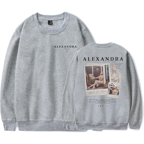 Alexandra Kay 2025 Tour Merch Long Sleeve Sweatshirt Men/Women Casual Streetwear Clothes