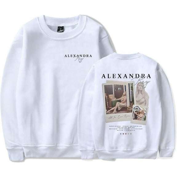 Alexandra Kay 2025 Tour Merch Long Sleeve Sweatshirt Men/Women Casual Streetwear Clothes