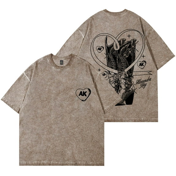 Alexandra Kay Boot Wash T-Shirts Second Wind Tour Merch Women Men Cotton Short Sleeve Tee