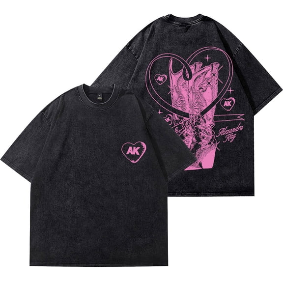 Alexandra Kay Boot Wash T-Shirts Second Wind Tour Merch Women Men Cotton Short Sleeve Tee