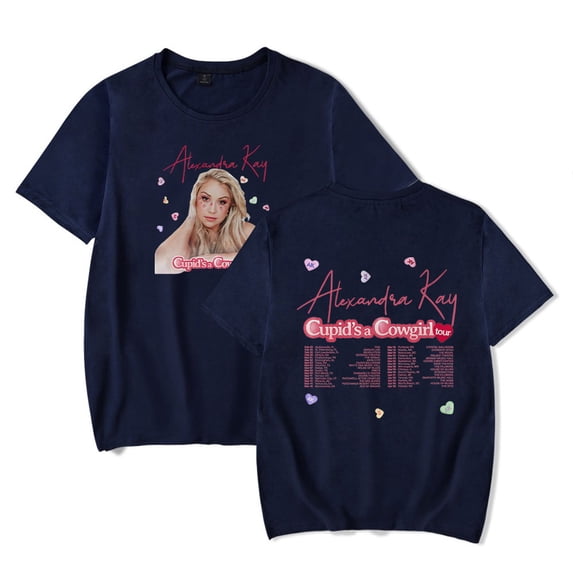 Alexandra Kay Cupid's A Cowgirl Tour Tee Women Men Crewneck Short Sleeve T-shirt