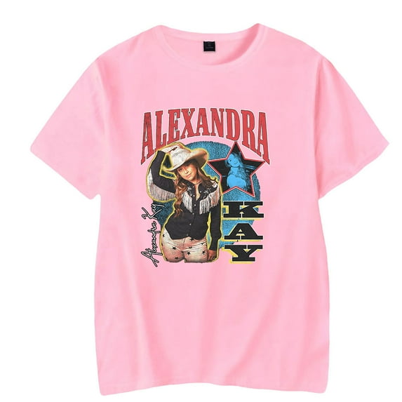 Alexandra Kay Logo Merch T-shirt Short Sleeve Women Men Summer Tee Top Tshirt