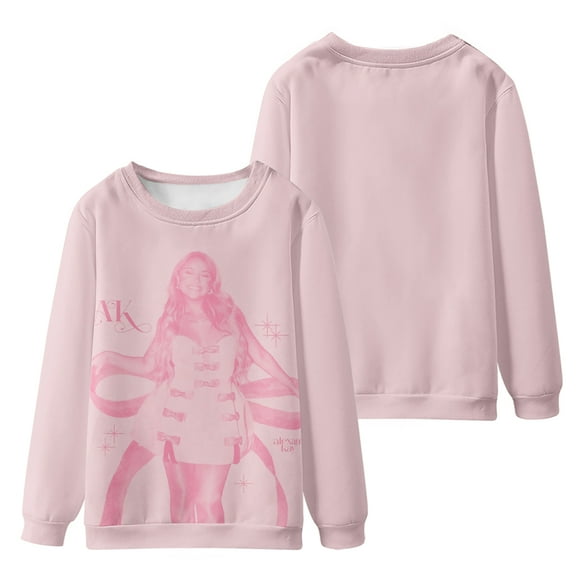 Alexandra Kay Merch Digital printed fashionable off shoulder round neck long sleeved sportswear for street wear