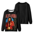 thumbnail image 1 of Alexandra Kay Merch Digital printed fashionable off shoulder round neck long sleeved sportswear for street wear, 1 of 2