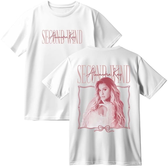 Alexandra Kay Second Wind Cotton T-Shirt Women Men Fashion Crewneck Short Sleeve Tee