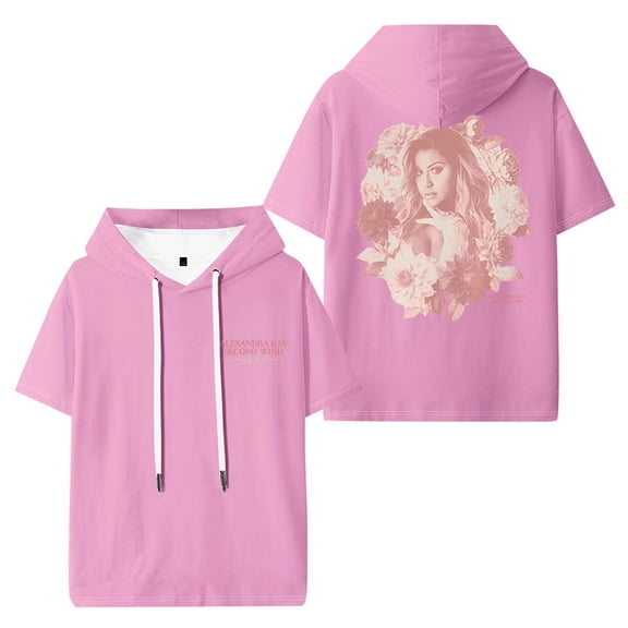 Alexandra Kay Second Wind Merch Hooded T-Shirts Women Men Short Sleeve Tee Casual Fashion Clothes