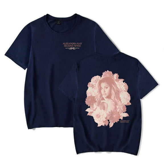 Alexandra Kay Second Wind Merch T-Shirt Women Men Casual Crewneck Short Sleeve Fashion Tee