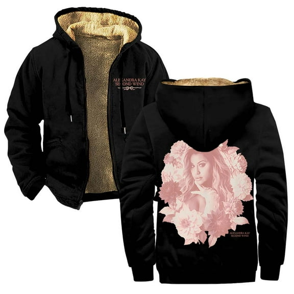Alexandra Kay Second Wind Merch Zipper Hoodies Women Men Jacket Parkas Long Sleeve Fashion Streetwear Coat