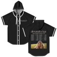 thumbnail image 1 of Alexandra Kay Second Wind The Tour Hooded Baseball Jersey Short Sleeve Shirt Women Men Crewneck Tee, 1 of 3