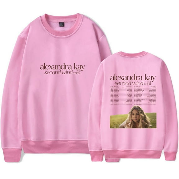 Alexandra Kay Second Wind The Tour Sweatshirt Women Men Casual Crewneck Long Sleeve Pullover Clothes