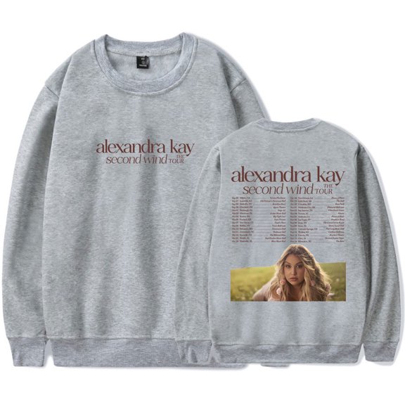 Alexandra Kay Second Wind The Tour Sweatshirt Women Men Casual Crewneck Long Sleeve Pullover Clothes