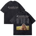 thumbnail image 1 of Alexandra Kay Second Wind The Tour T-Shirt Cotton Wash Tee Women Men Short Sleeve Casual Crewneck Tee, 1 of 3