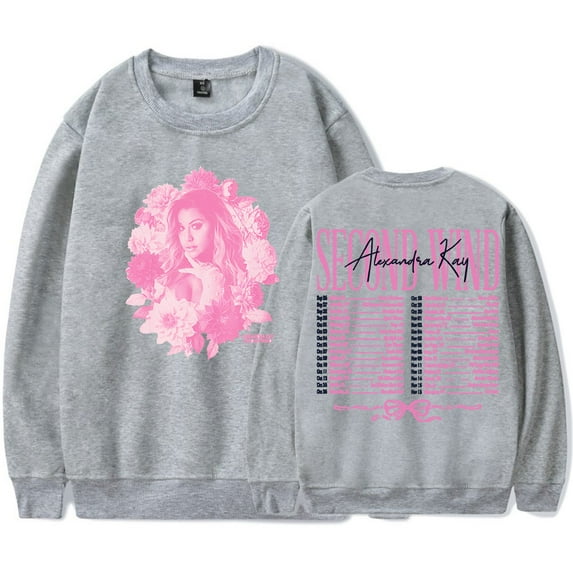 Alexandra Kay Second Wind Tour 2025 Crewneck Sweatshirts Women Men Fashion Long Sleeve Tee