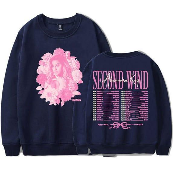 Alexandra Kay Second Wind Tour 2025 Crewneck Sweatshirts Women Men Fashion Long Sleeve Tee