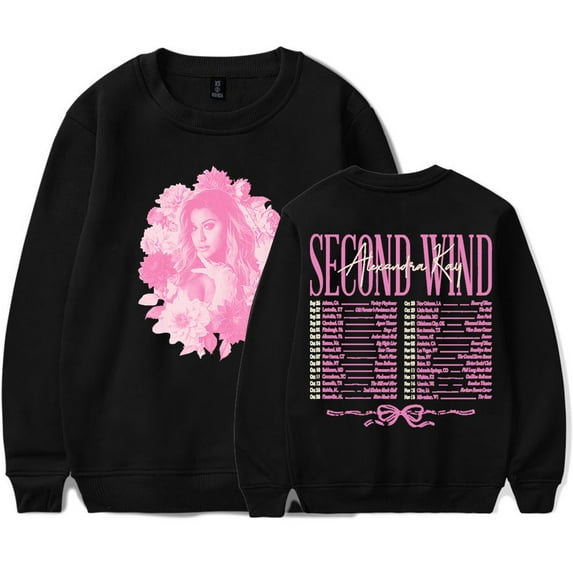Alexandra Kay Second Wind Tour 2025 Crewneck Sweatshirts Women Men Fashion Long Sleeve Tee