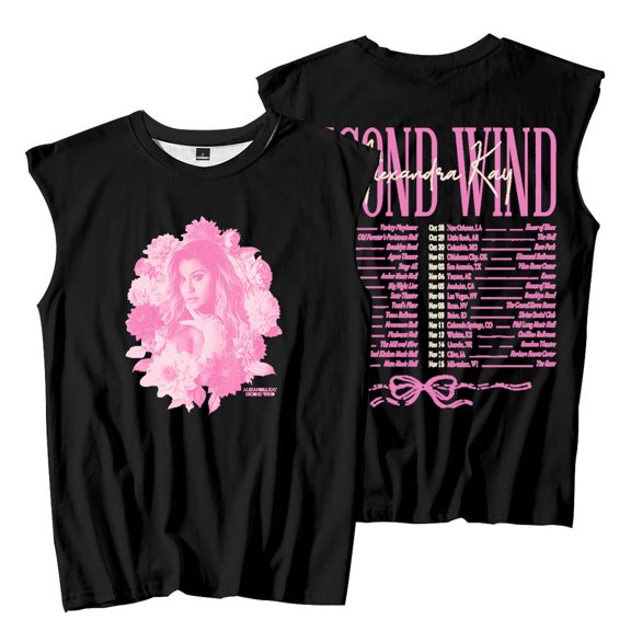 Alexandra Kay Second Wind Tour 2025 Merch Sleeveless T-Shirts Women Men Fashion Tank Tops
