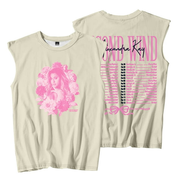 Alexandra Kay Second Wind Tour 2025 Merch Sleeveless T-Shirts Women Men Fashion Tank Tops