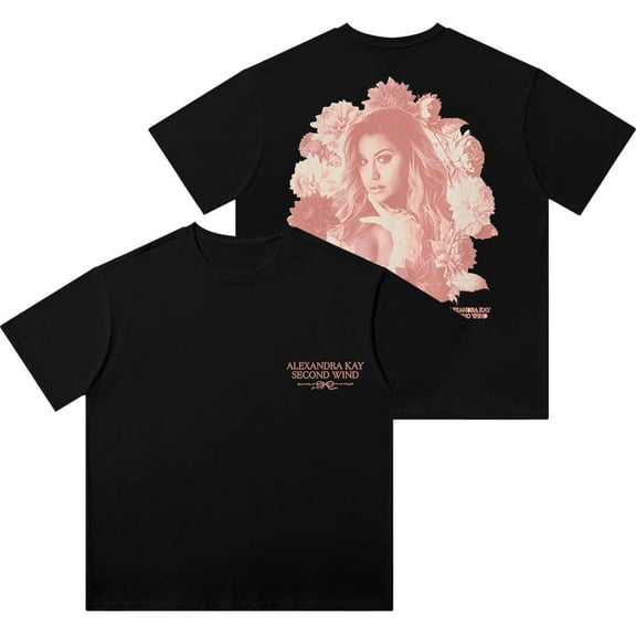 Alexandra Kay Second Wind Wash T-Shirts 2025 Tour Merch Women Men Cotton Short Sleeve Tee