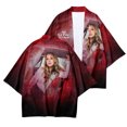 thumbnail image 1 of Alexandra Kay Unisex kimono robe jacket, front opening Japanese style shirt, bathrobe, lightweight jacket, 1 of 2
