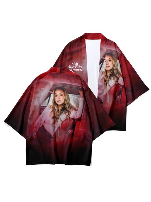 Alexandra Kay Unisex kimono robe jacket, front opening Japanese style shirt, bathrobe, lightweight jacket