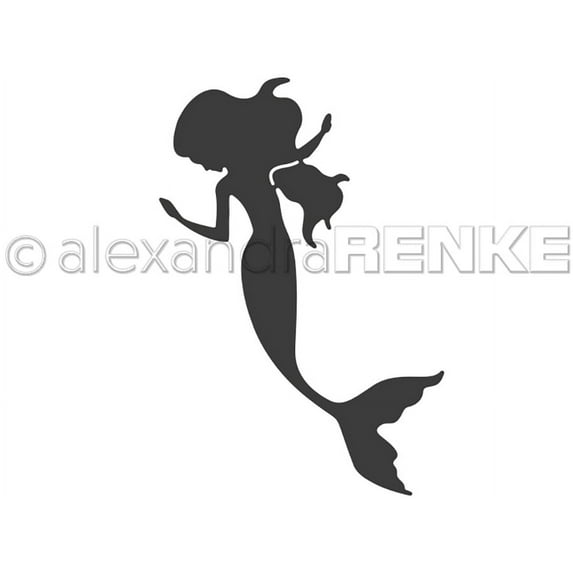 Alexandra Renke Dies-Mermaid 1.54"X3.42"