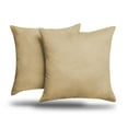 thumbnail image 1 of Alexandra'S Secret Home Collection Modern Solid Polyester Decorative Square Pillow Covers (2 Count), 1 of 4