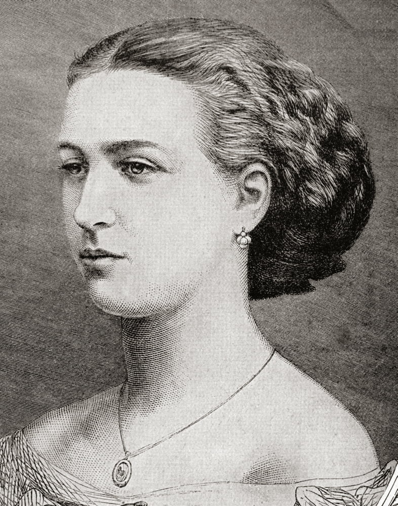 Alexandra of Denmark 1844 Canvas Art - Ken Welsh Design Pics (24 x 32)