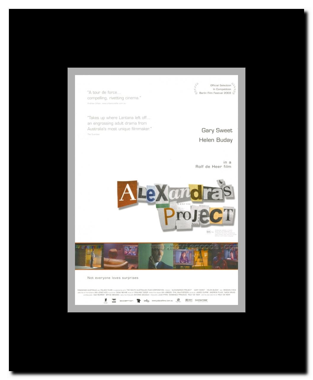 Alexandra's Project Framed Movie Poster