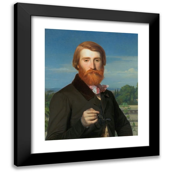 Alexandre Cabanel 15x18 Black Modern Framed Museum Art Print Titled - Alfred Bruyas (1846)